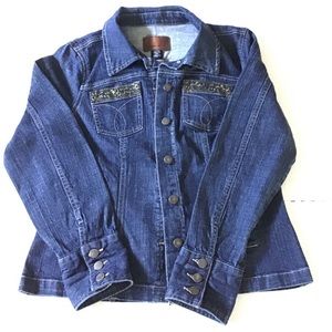Calvin Klein Women’s Jean Jacket Sz Large